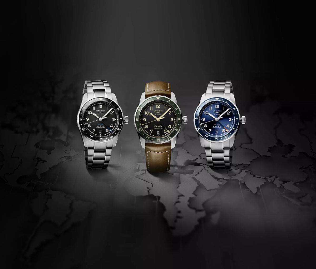 Nya Longines Spirit Zulu Time i 39mm