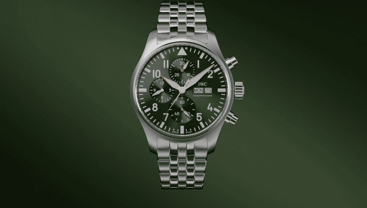 IWC lanserar Pilot’s Watch Chronograph 43mm i olivgrönt