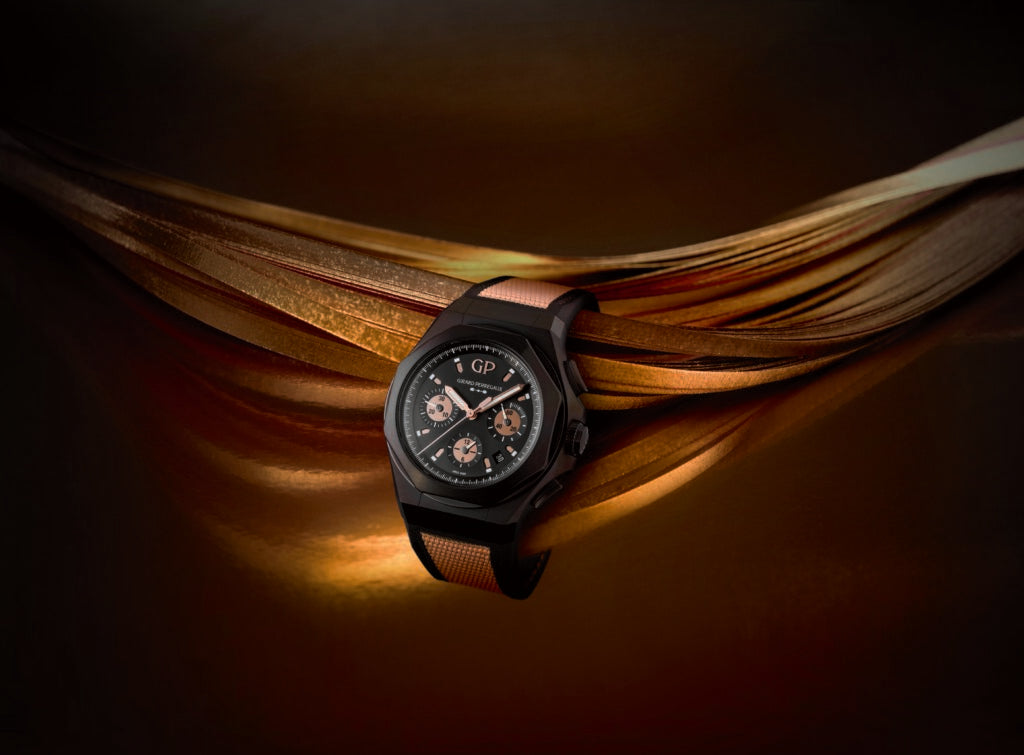 Limited golden from Girard-Perregaux. GP Laureato Absolute Gold Fever