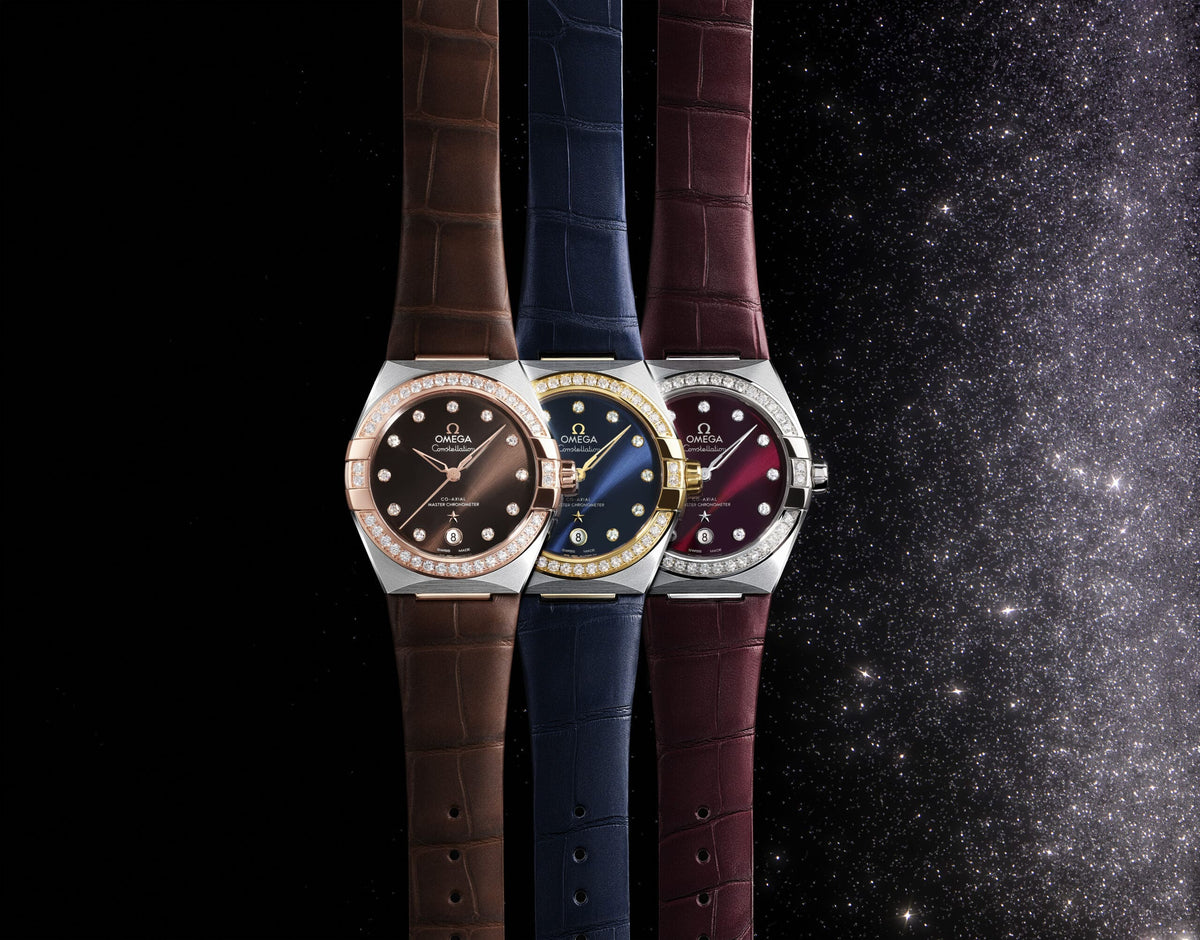 Omega presents upgraded and richly bejeweled Constellation