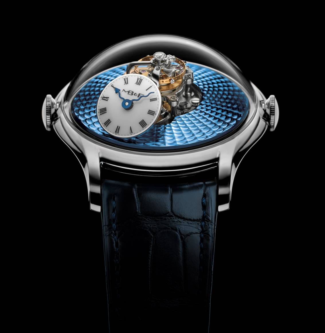 Damklockan med extra allt! MB&F Legacy Machine FlyingT Day and Night.