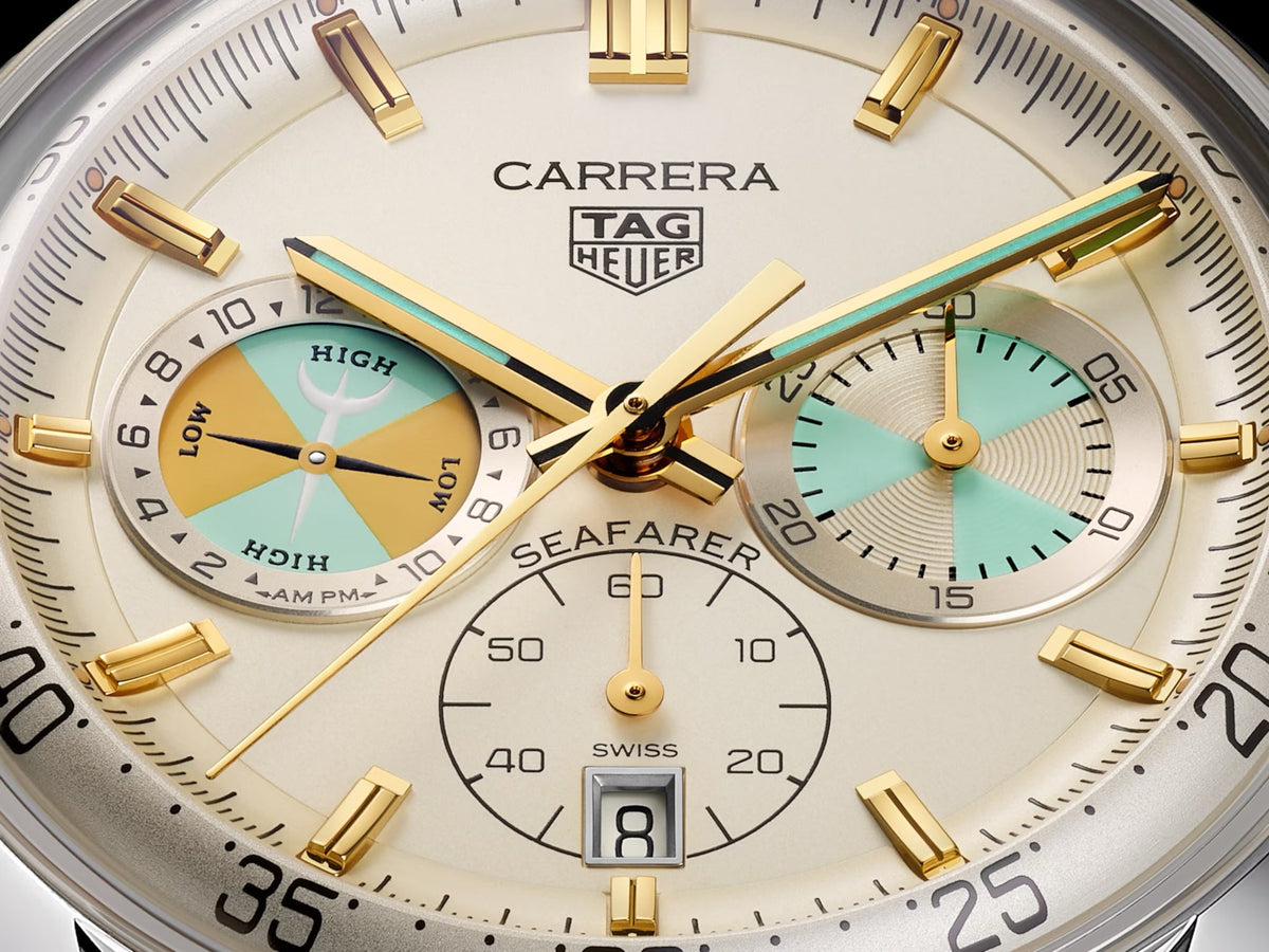TAG Heuer Carrera Seafarer 2026 – tidekomplikation och marina färger