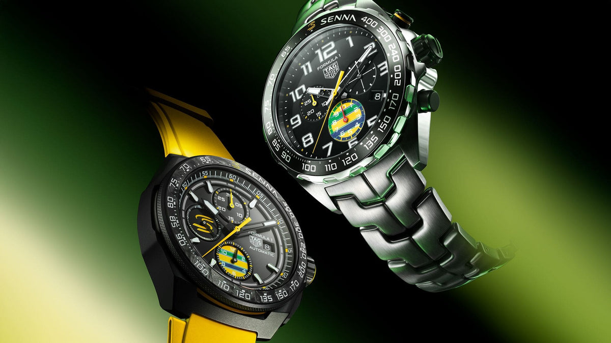 TAG Heuer hyllar Senna med två nya Formula 1 Chronograph-modeller