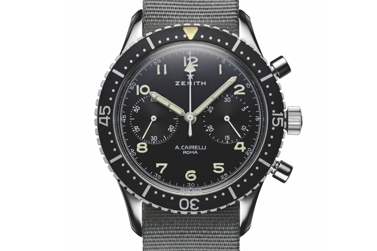 Historien om Zeniths pilotklockor & recension av Zenith Pilot 1957 