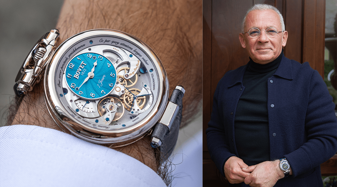 Eqotime meets Bovet's owner Pascal Raffy 