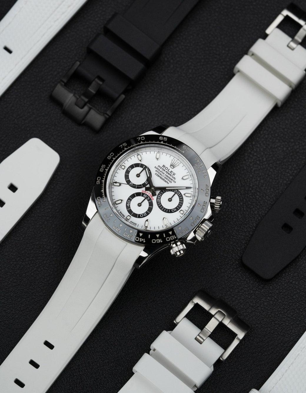 Rolex Daytona strap guide därför fungerar gummi bättre än du tror