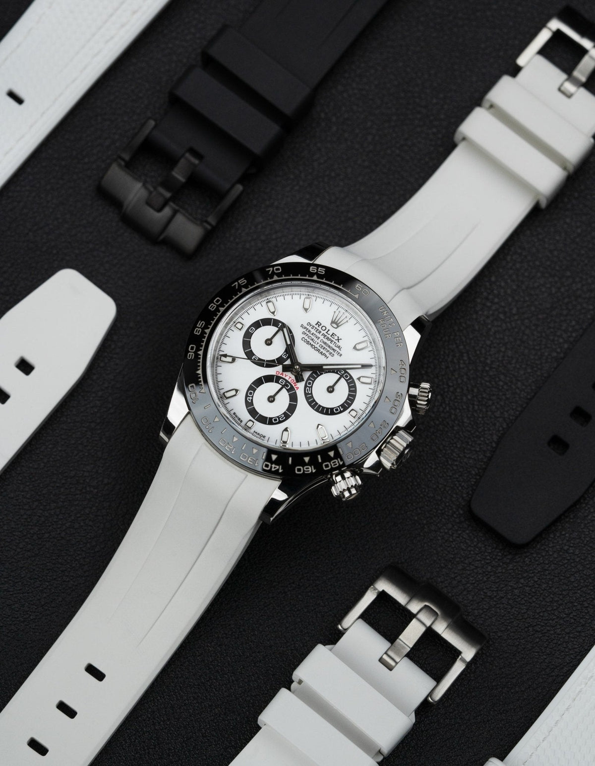 Rolex Daytona strap guide därför fungerar gummi bättre än du tror