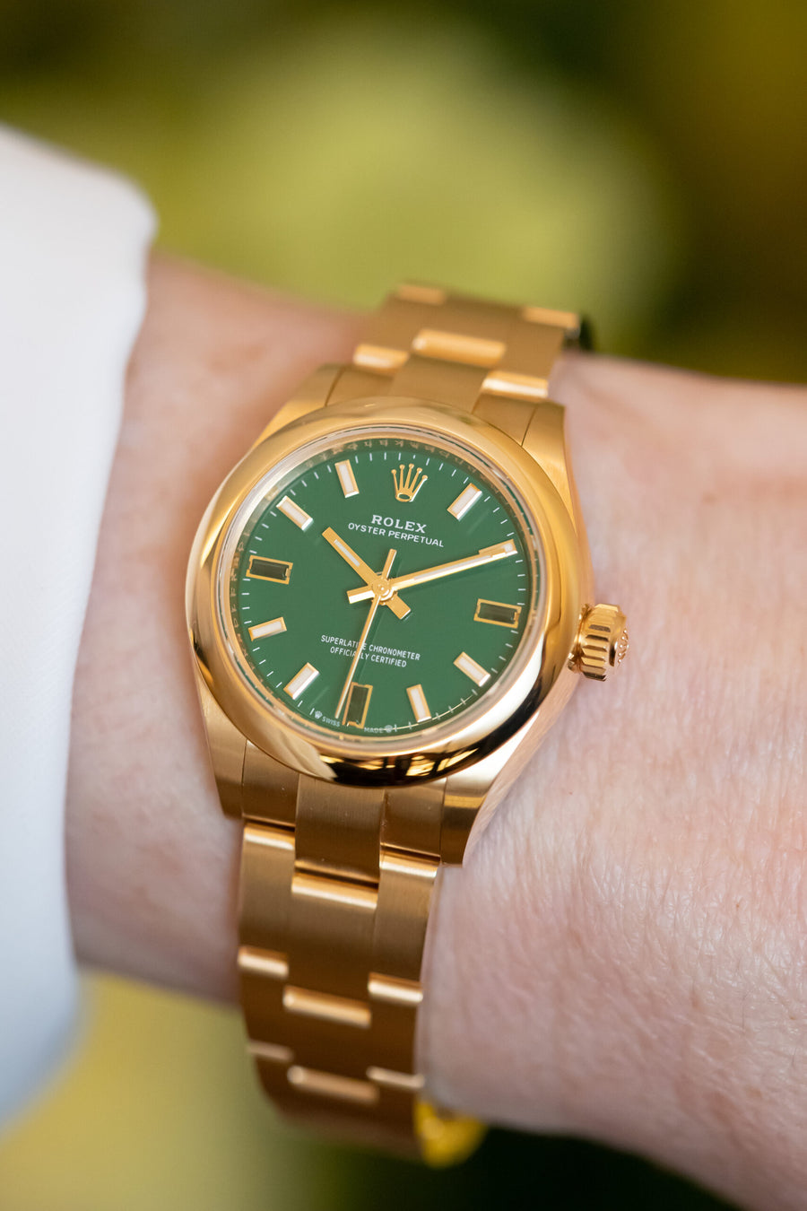 Rolex OP 28 mm 276208. Photo: Mia Litström.