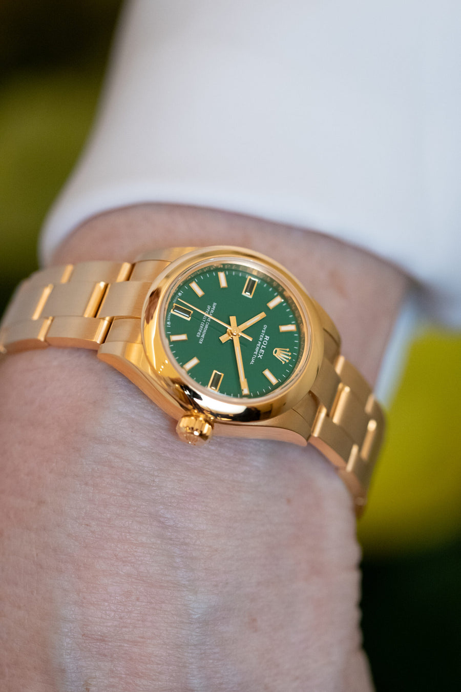 Rolex OP 28 mm 276208. Photo: Mia Litström.
