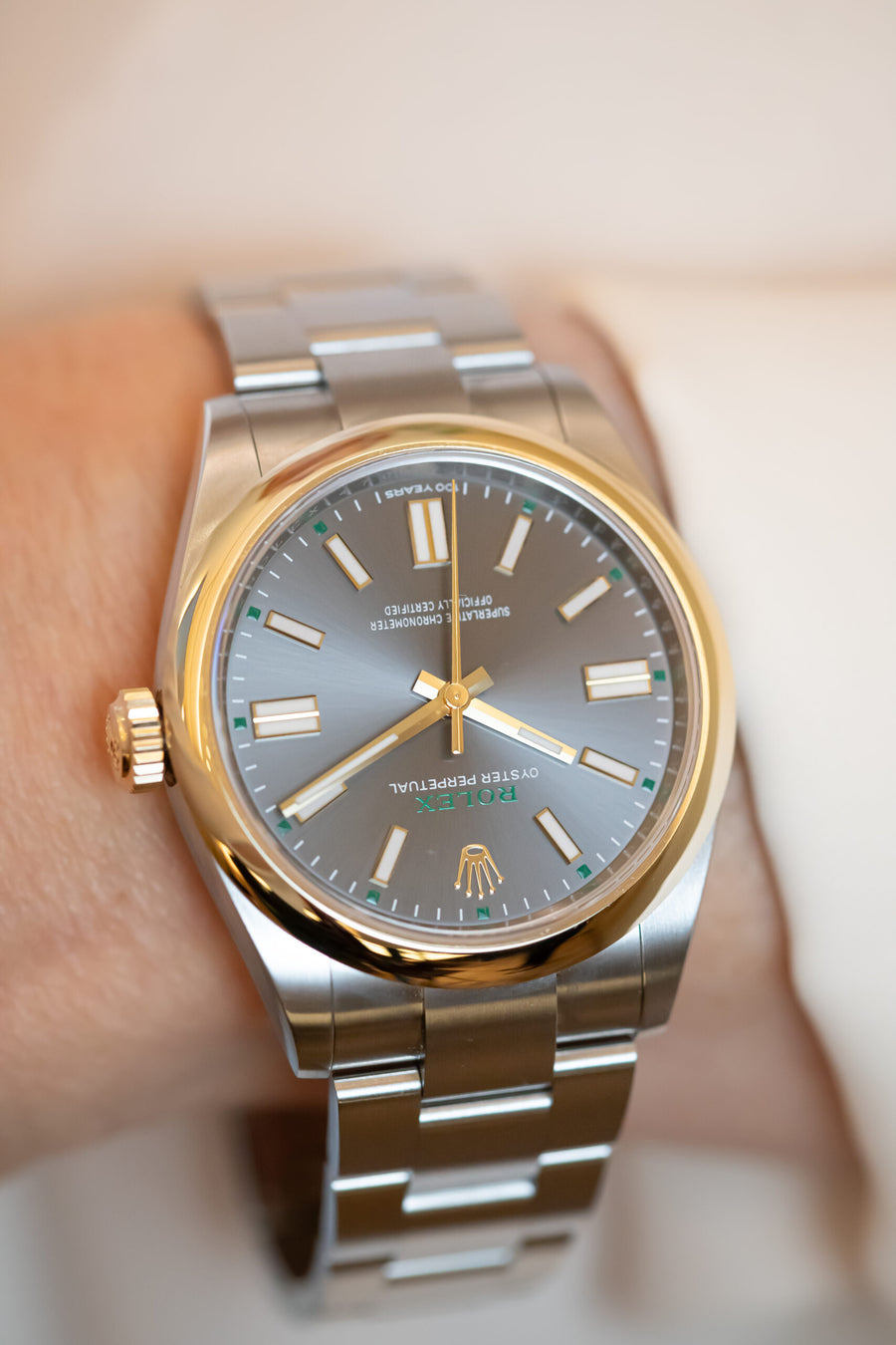 Rolex OP 41 mm 134303. Photo: Mia Litström