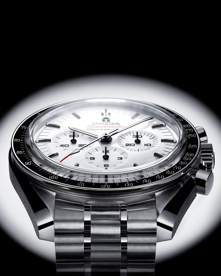 Omega launches new Speedmaster with white dial 