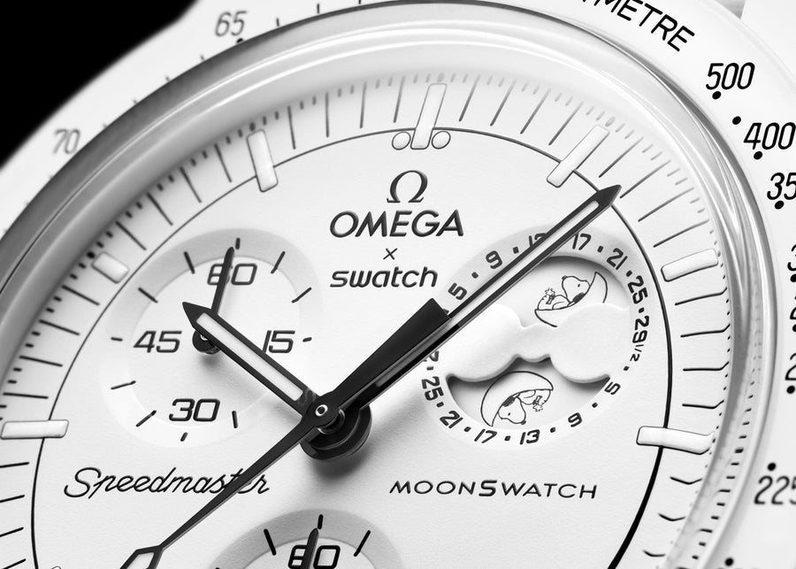 Mission to the Moonphase – new MoonSwatch with Snoopy 