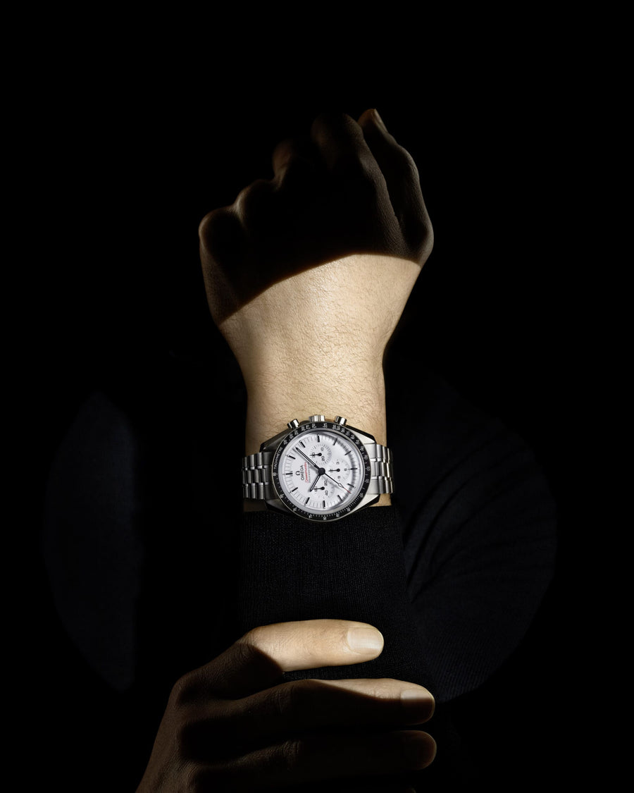 Omega launches new Speedmaster with white dial 