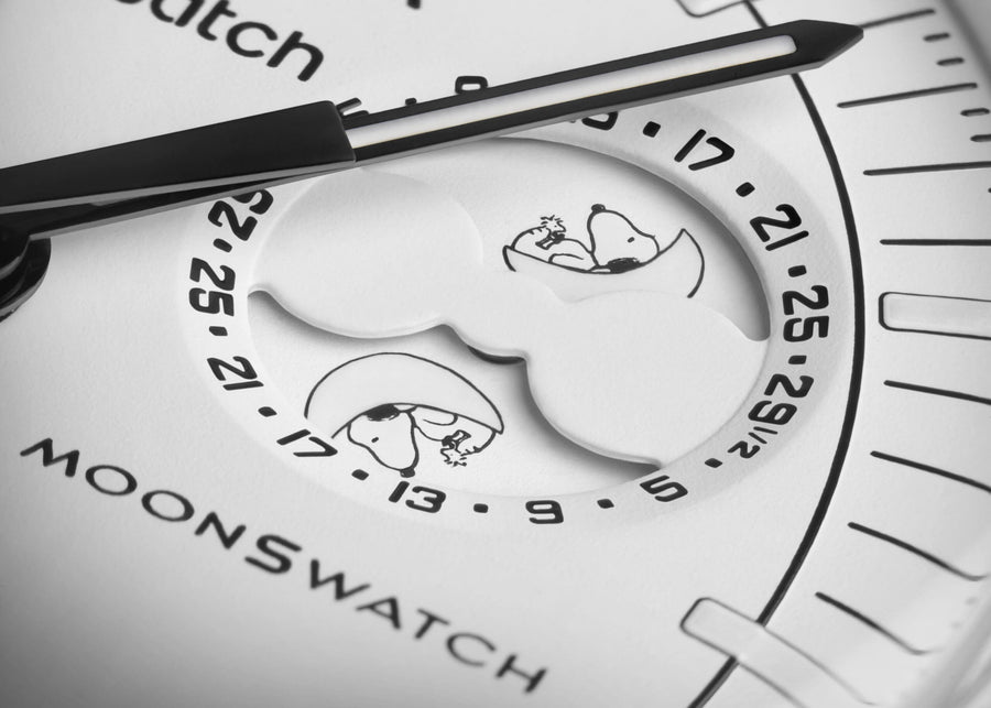 Mission to the Moonphase – new MoonSwatch with Snoopy 