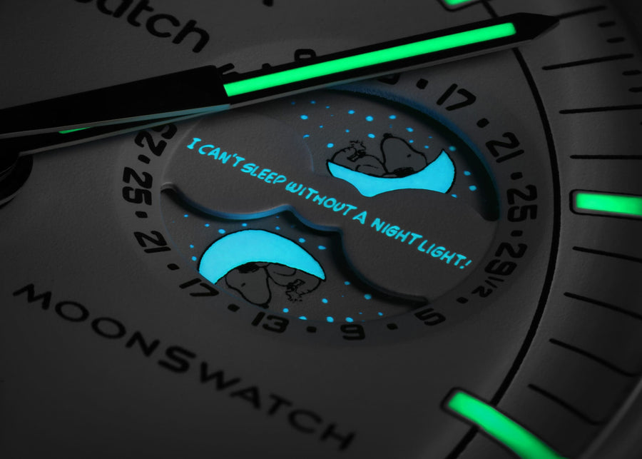 Mission to the Moonphase – new MoonSwatch with Snoopy 