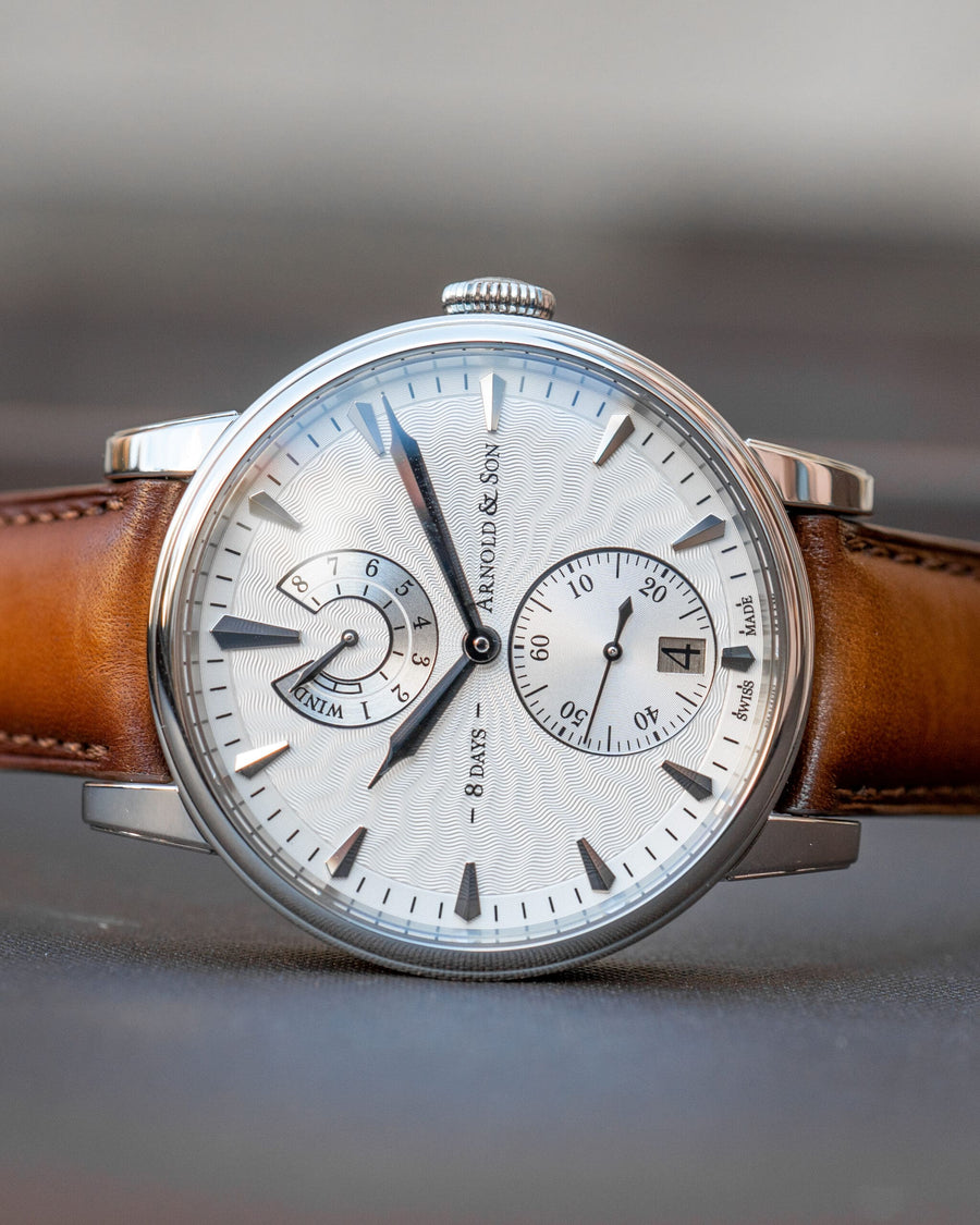 Arnold & Son Eight-Day Silver