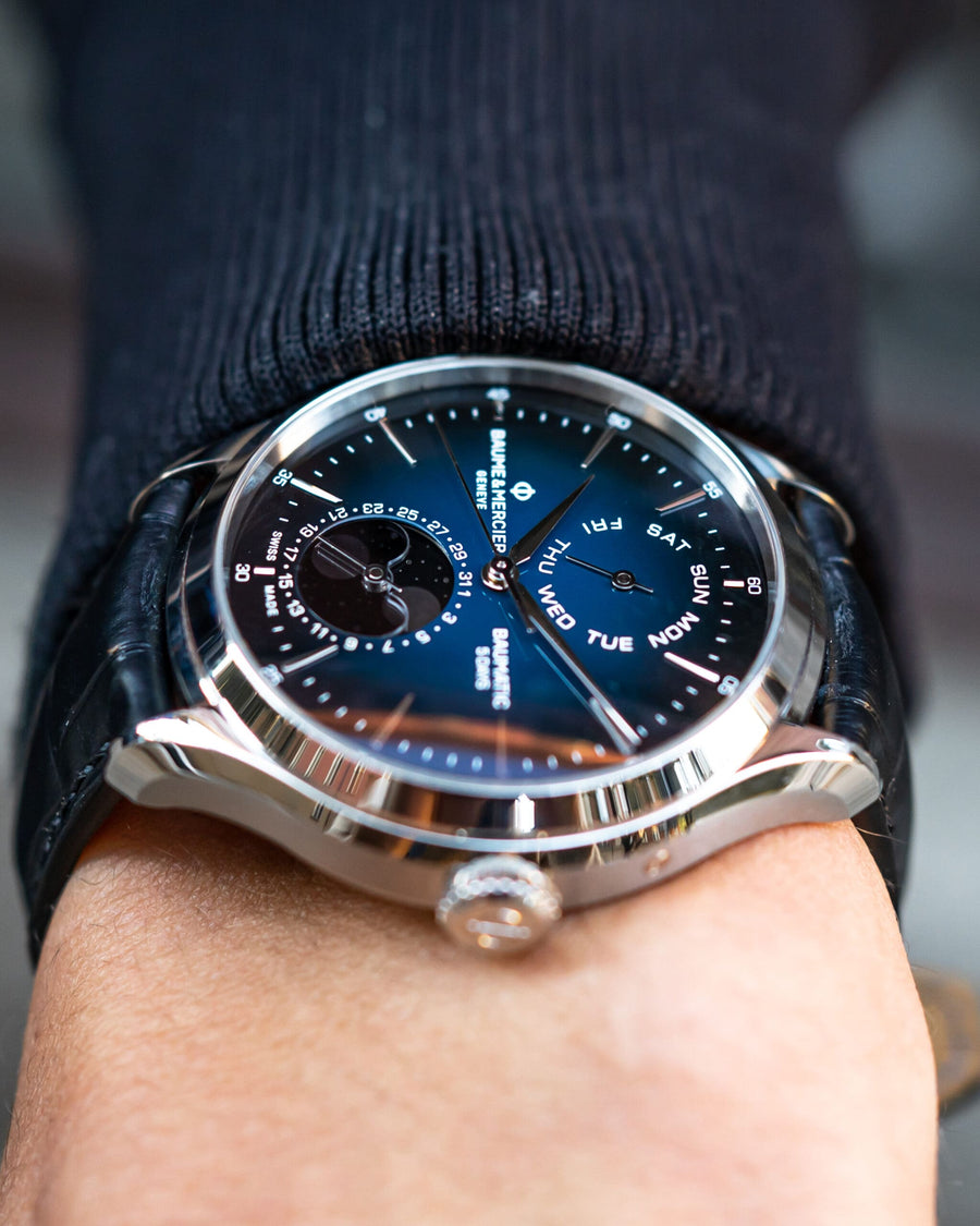 Hands-on + Video: Baume & Mercier Clifton Baumatic Day-Date Moon Phase 