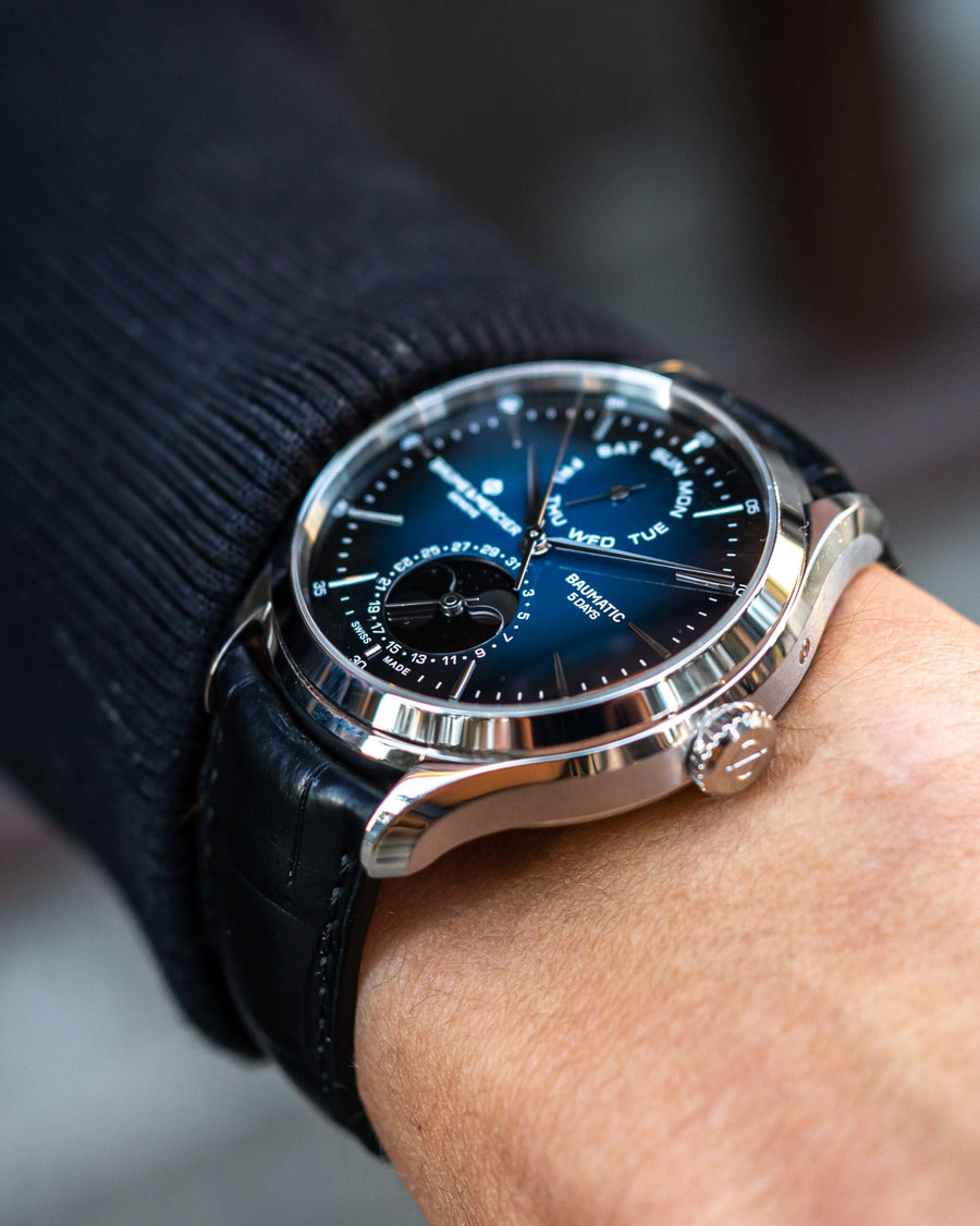 Hands-on + Video: Baume & Mercier Clifton Baumatic Day-Date Moon Phase 