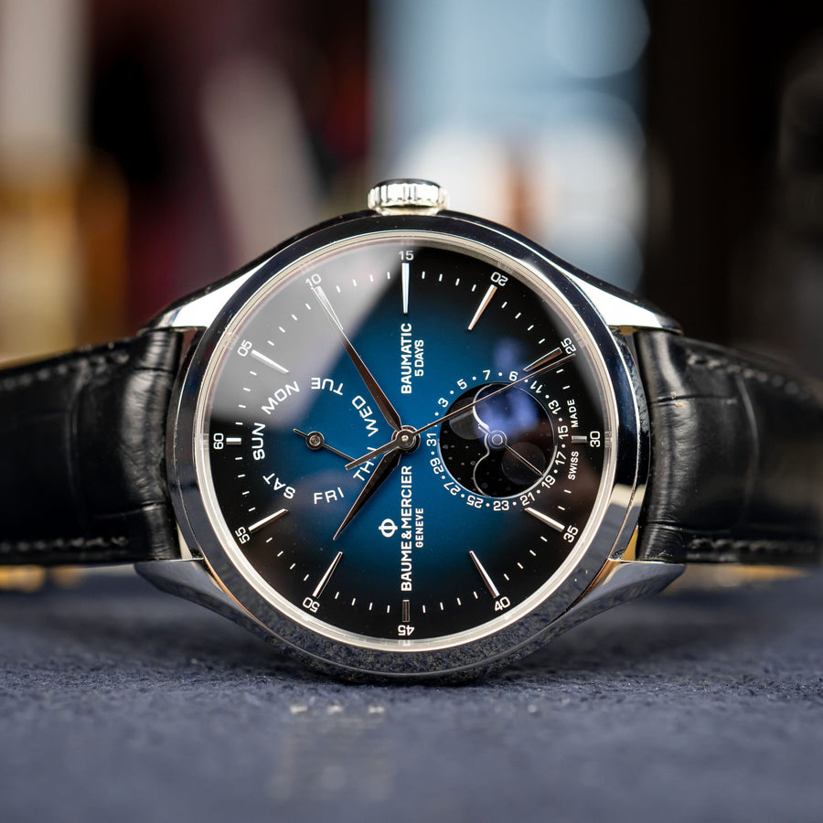 Hands-on + Video: Baume & Mercier Clifton Baumatic Day-Date Moon Phase 