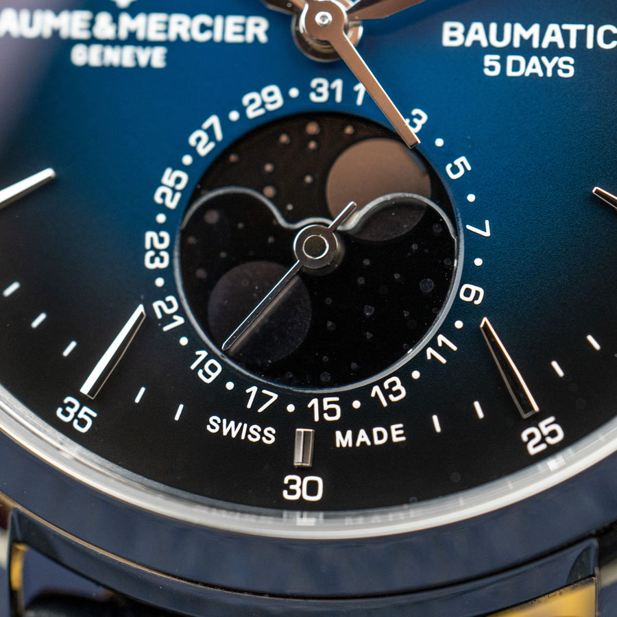 Hands-on + Video: Baume & Mercier Clifton Baumatic Day-Date Moon Phase 