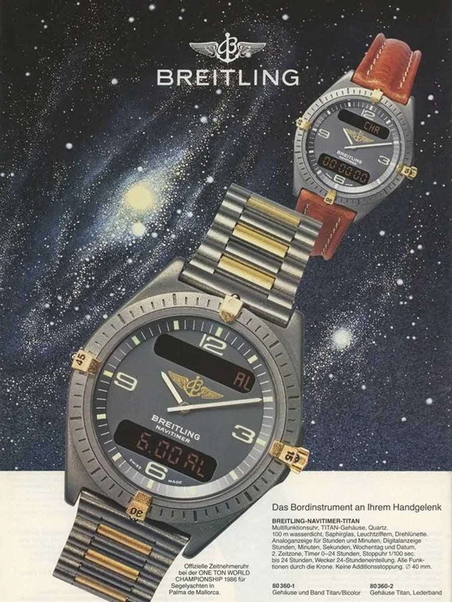 Breitling Navitimer Aerospace advertising