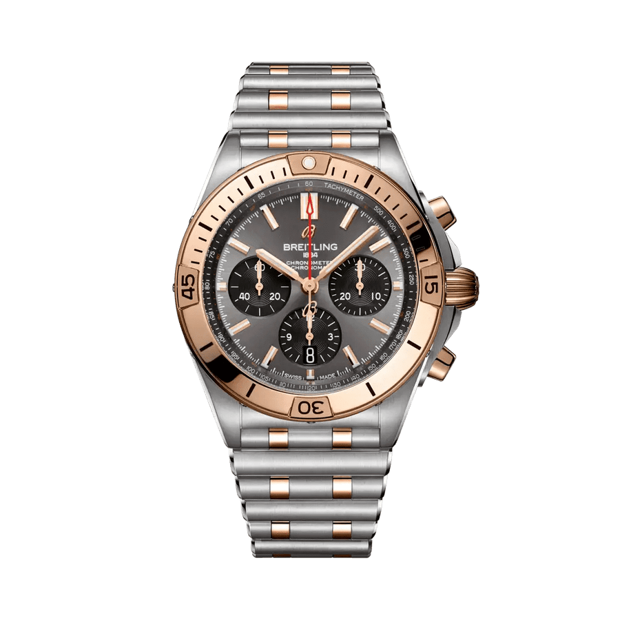 Breitling chronomat two tone