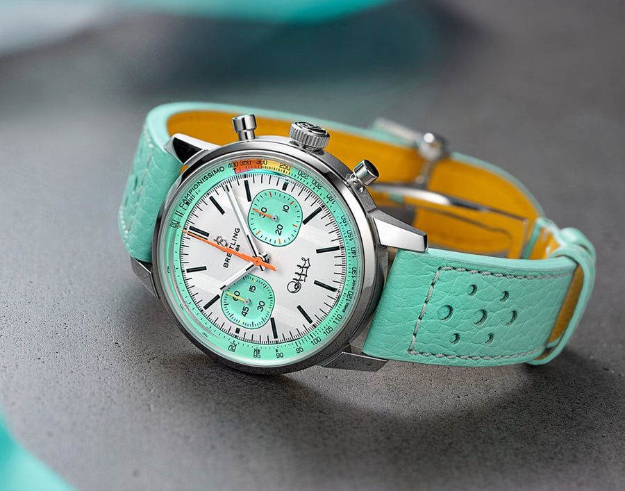Breitling Top Time Copp Bartali green. Foto: Breitling.