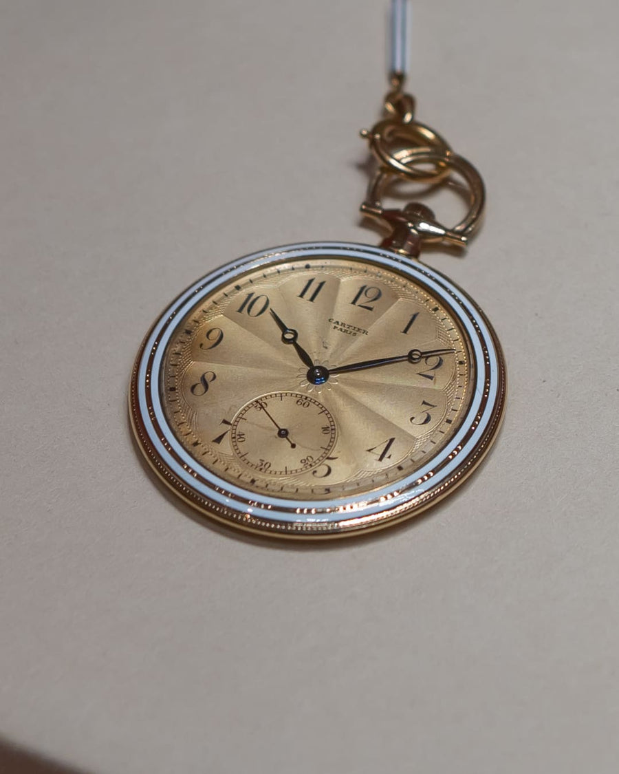 Cartier fickur med tändsticksask från 1910