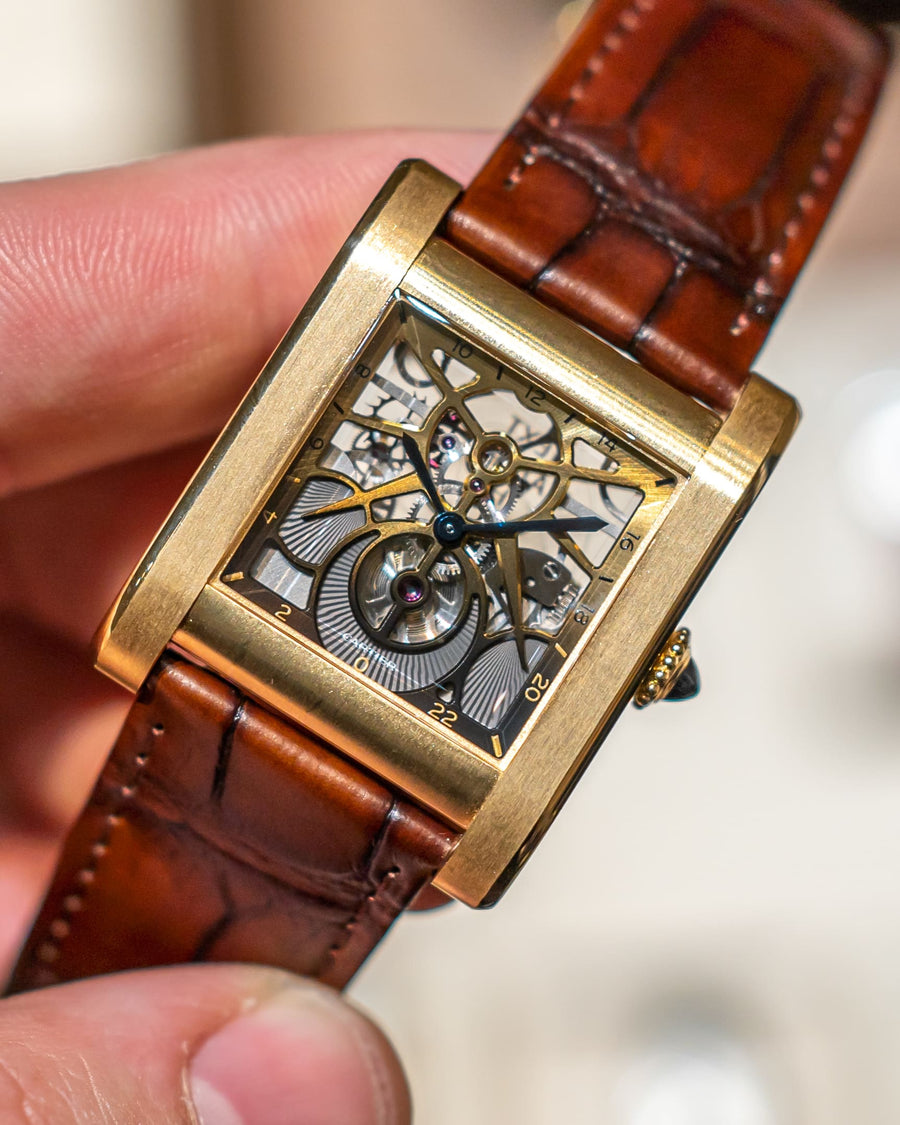 Cartier Privé Tank Normale Skeleton 2023.