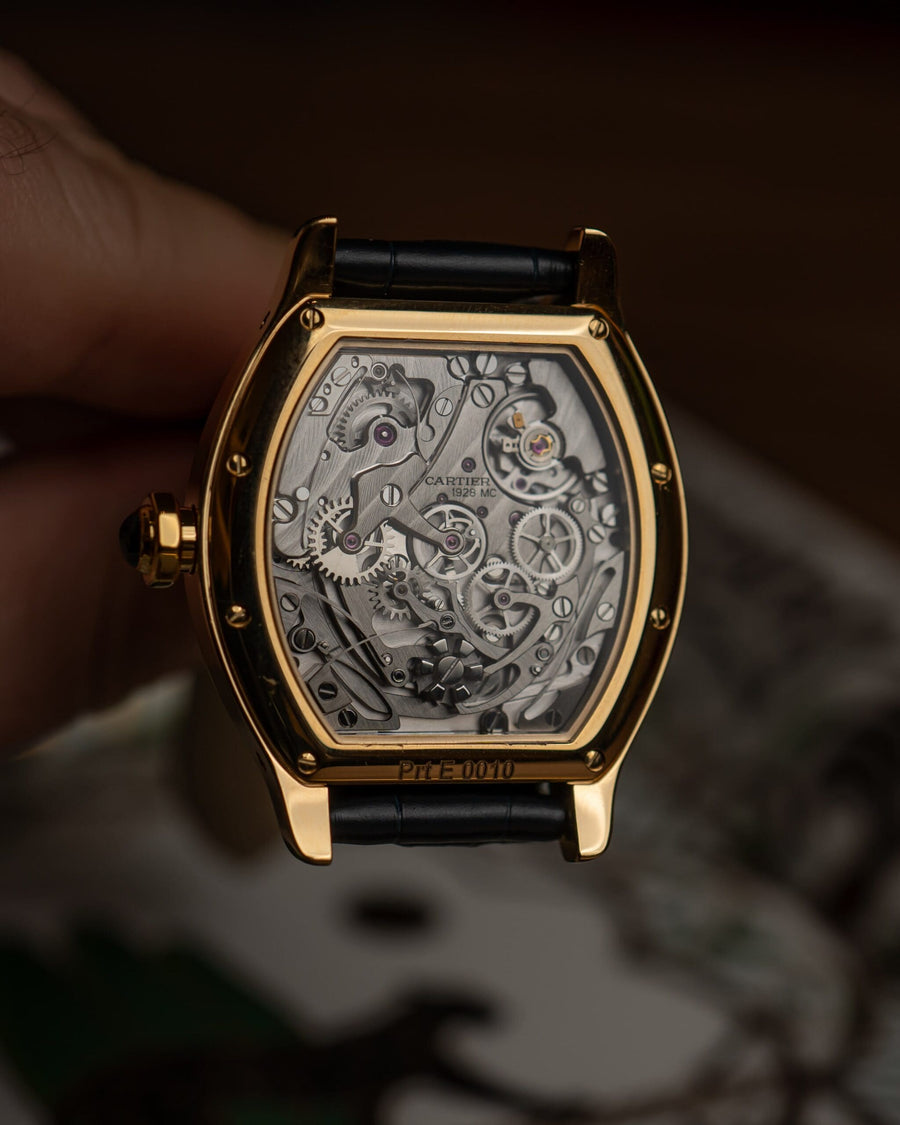 Cartier Privé Tortue Monopoussoir Chronograph.
