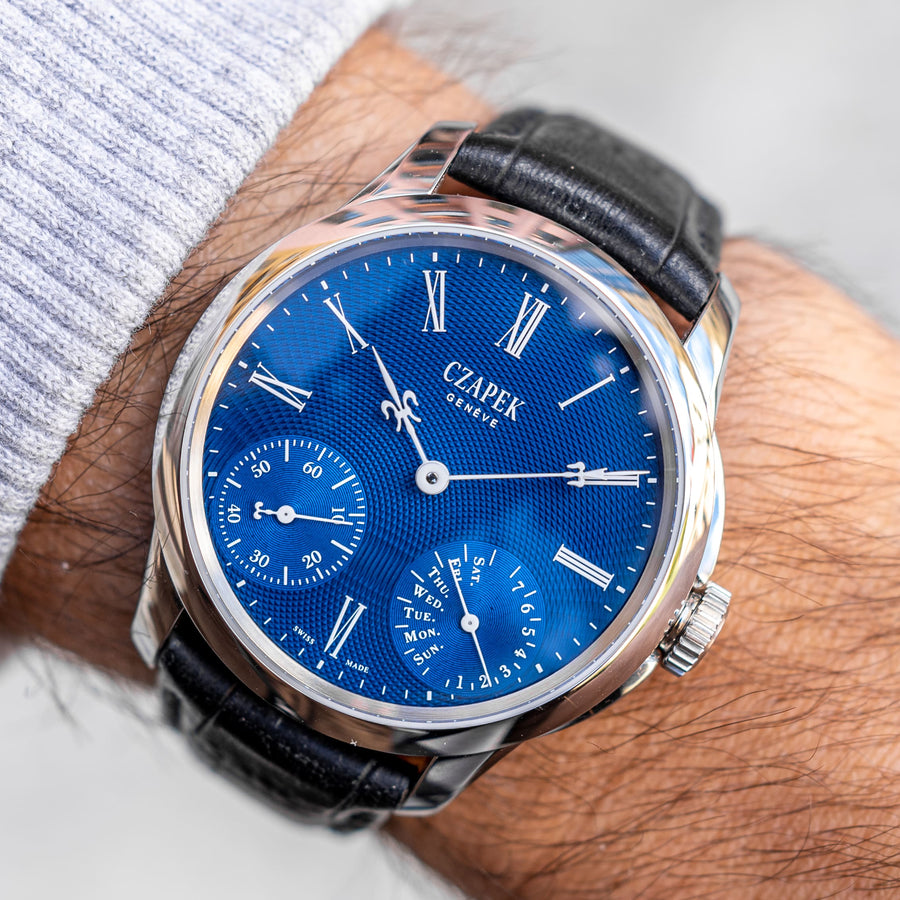 Czapek Quai Des Bergues Sapphire Blue S 38.5mm