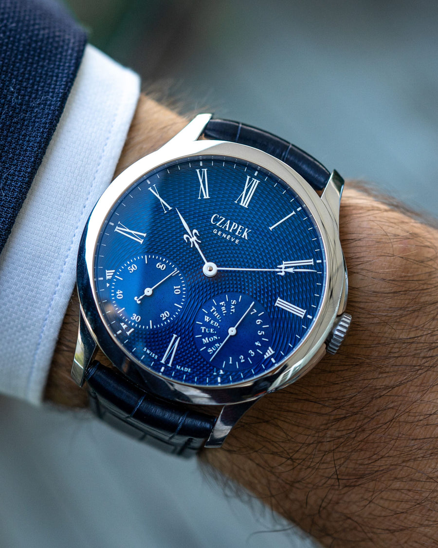 Czapek Quai des Bergues Sapphire Blue L
