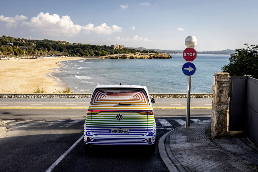 Volkswagen's classic camper van in modern format. The world premiere of the new ID.Buzz is near.