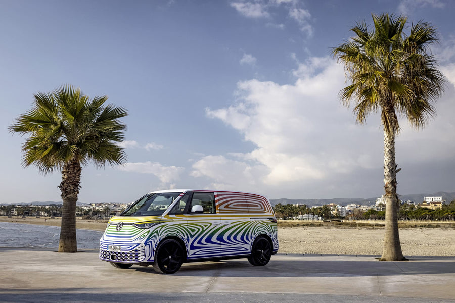 Volkswagen's classic camper van in modern format. The world premiere of the new ID.Buzz is near.
