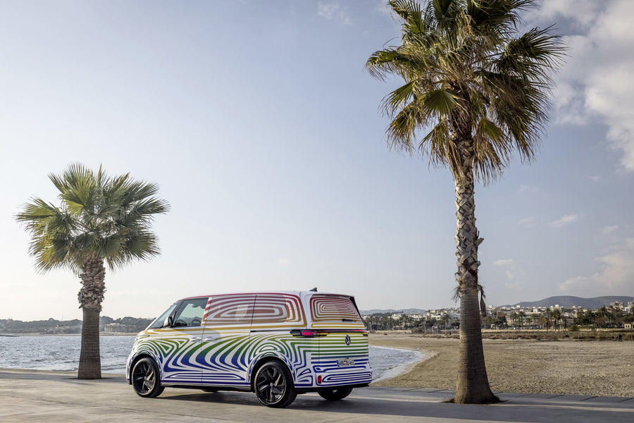 Volkswagen's classic camper van in modern format. The world premiere of the new ID.Buzz is near.