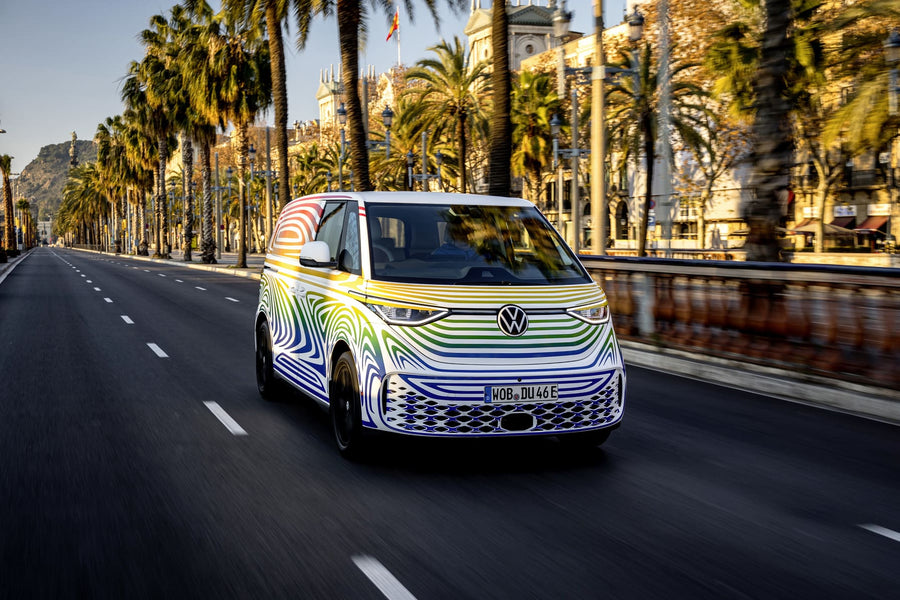Volkswagen's classic camper van in modern format. The world premiere of the new ID.Buzz is near.