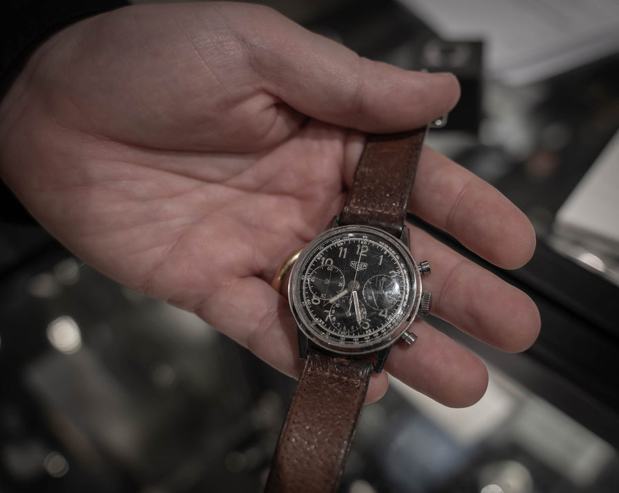 HEUER, ”2447 Radium Dial”, ”Military Style Hands