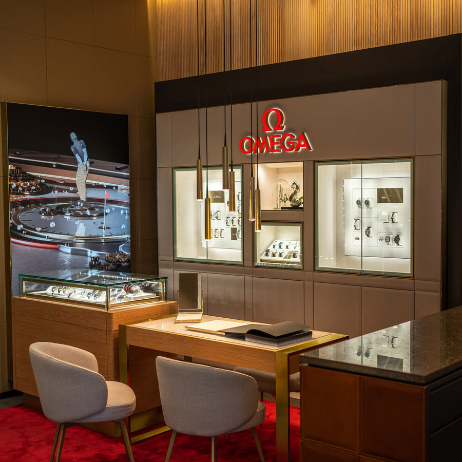 Omega’s section at Engströms
