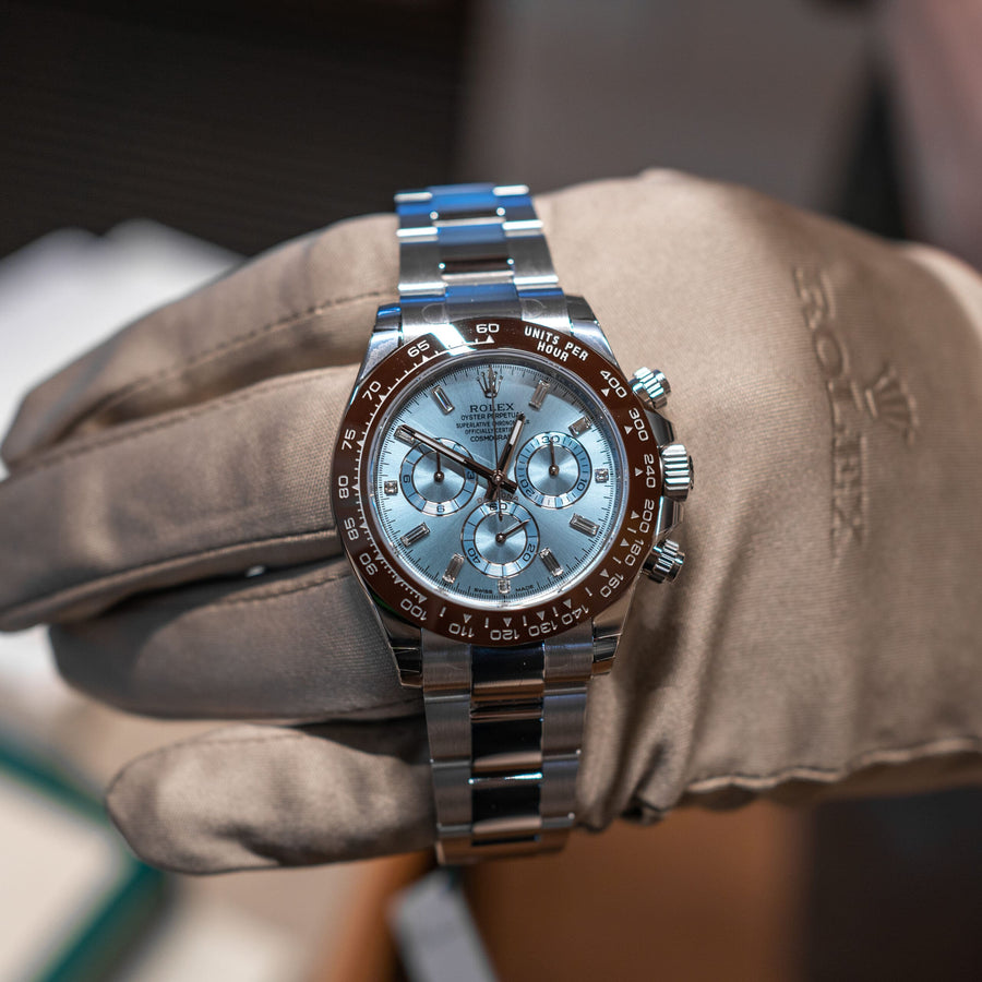 Rolex Daytona Platinum 116506 Baguette