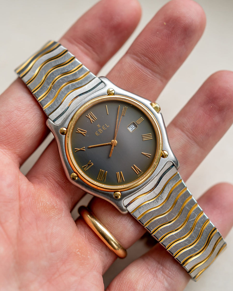 Vintage Mid-size Ebel Sport Classic med datum