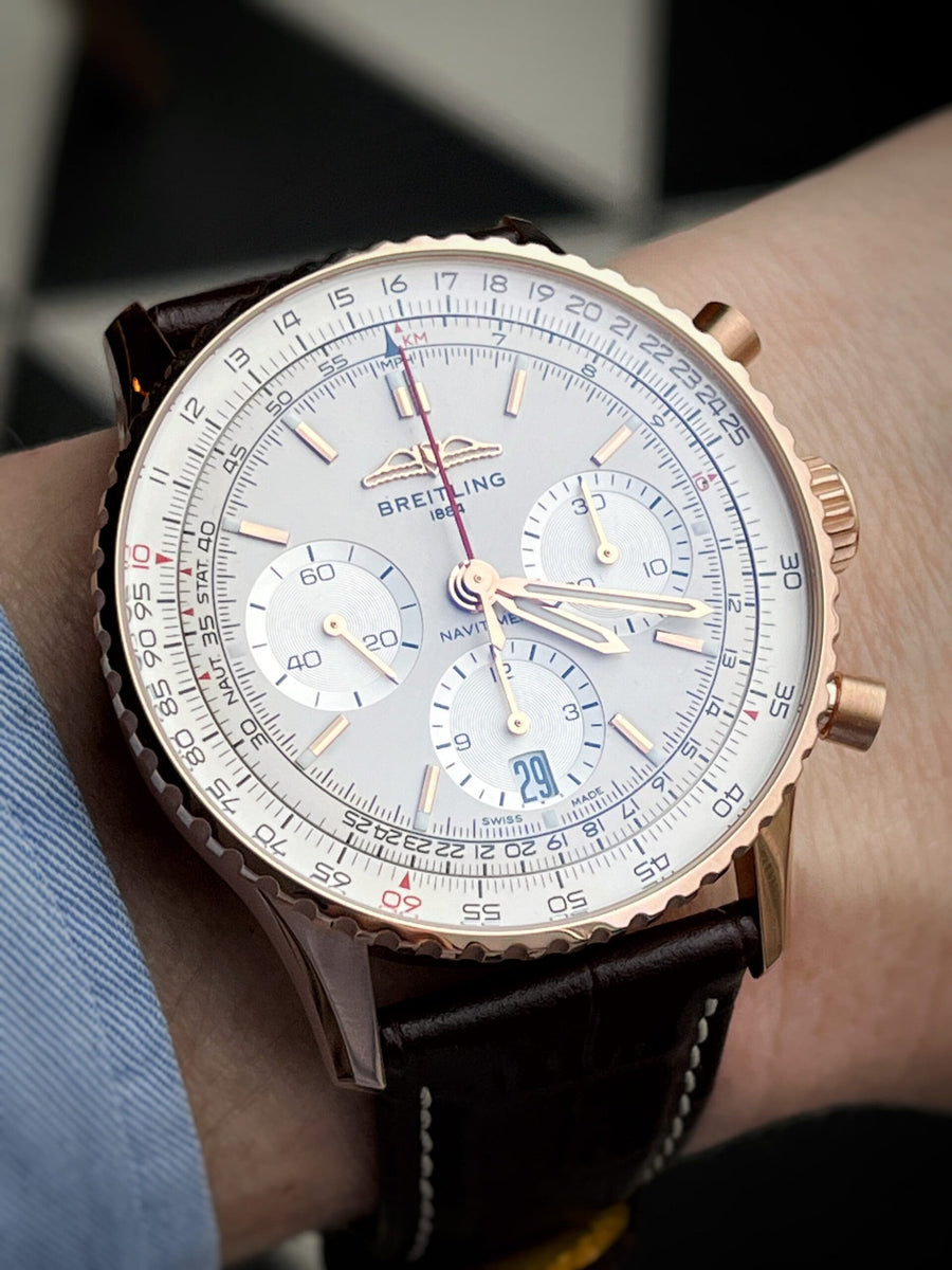 Breitling Navitimer 41 B01 Chronograph Rose Gold