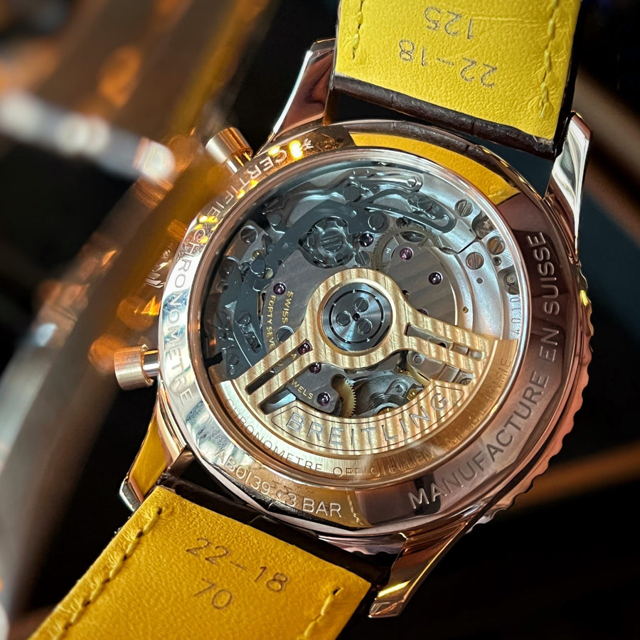 Breitling Navitimer 41 B01 Chronograph Rose Gold