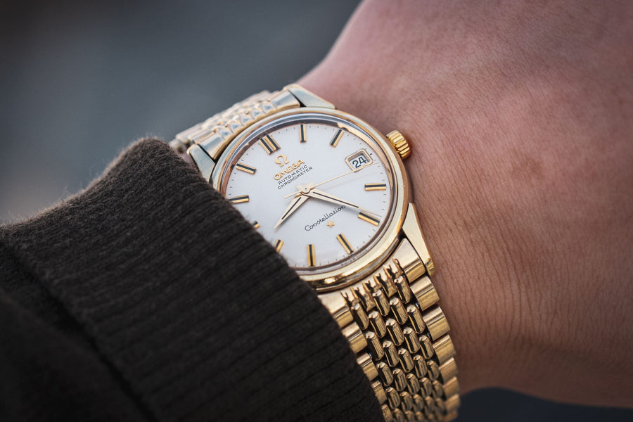 Omega Constellation på handleden