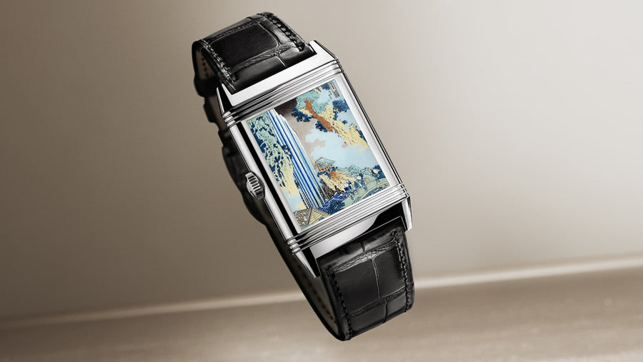 Jaeger-LeCoultre Reverso Tribute Enamel Hokusai — The Waterfall at Ono