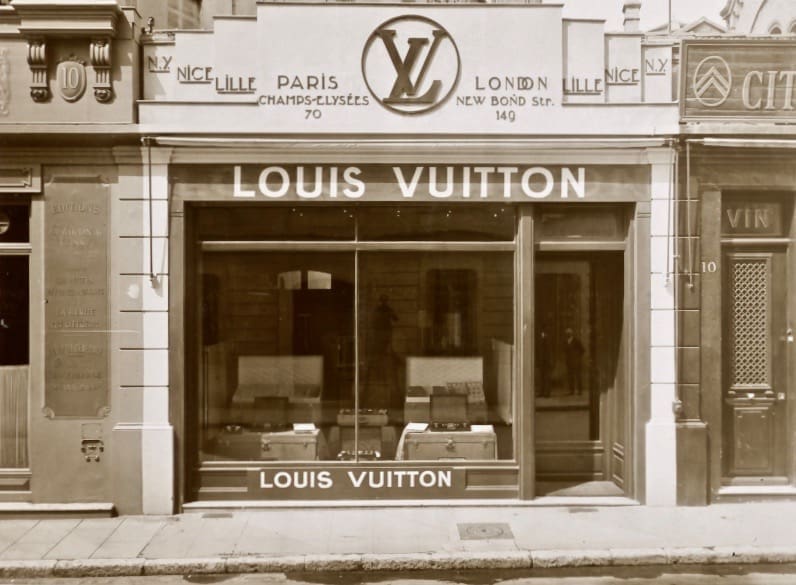 Magasin Louis Vuitton de Cannes, 10 rue des Belges , cirka 1924.