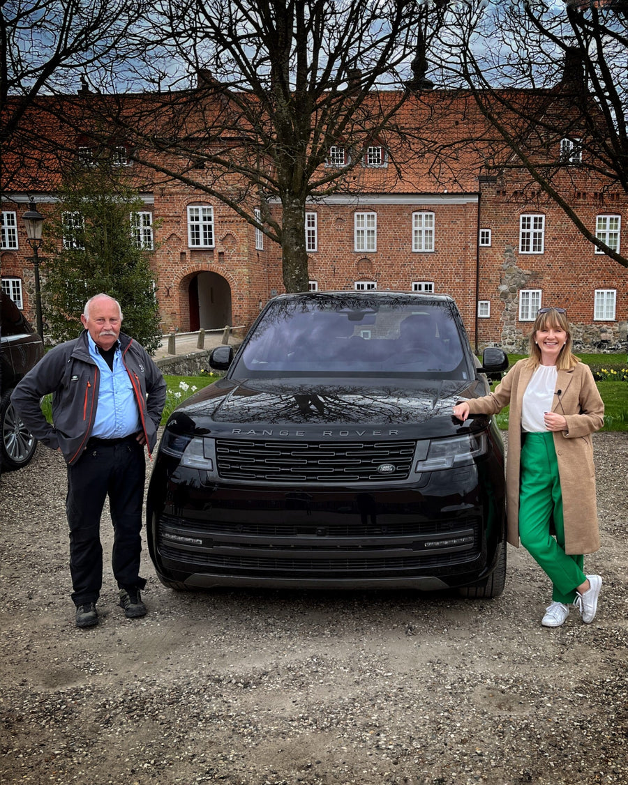 Land Rovers instruktör Ib Hammer och Mia Litström