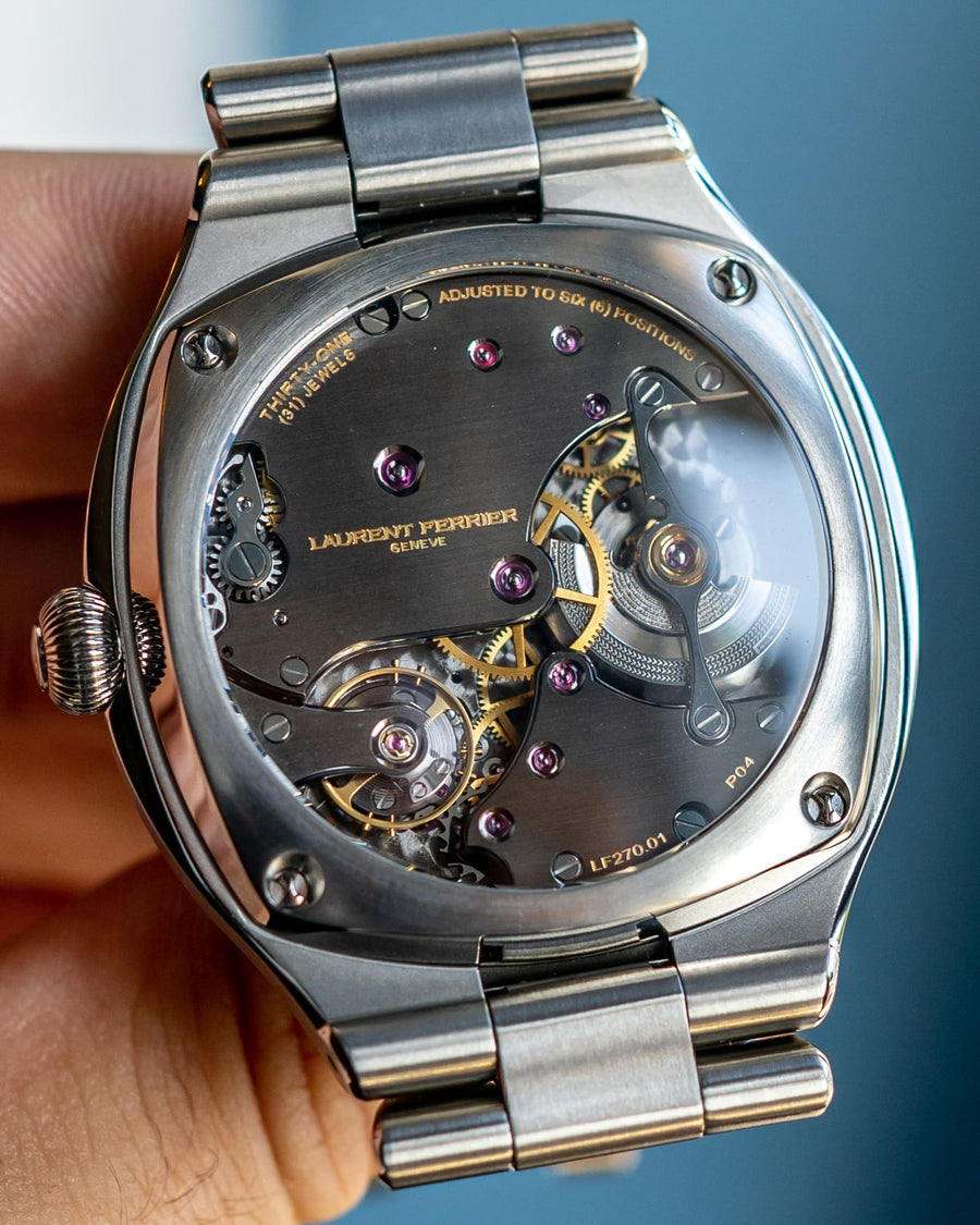 Laurent Ferrier Sport Auto Blue. Photo: Aleksandar Mladenovic / Eqotime