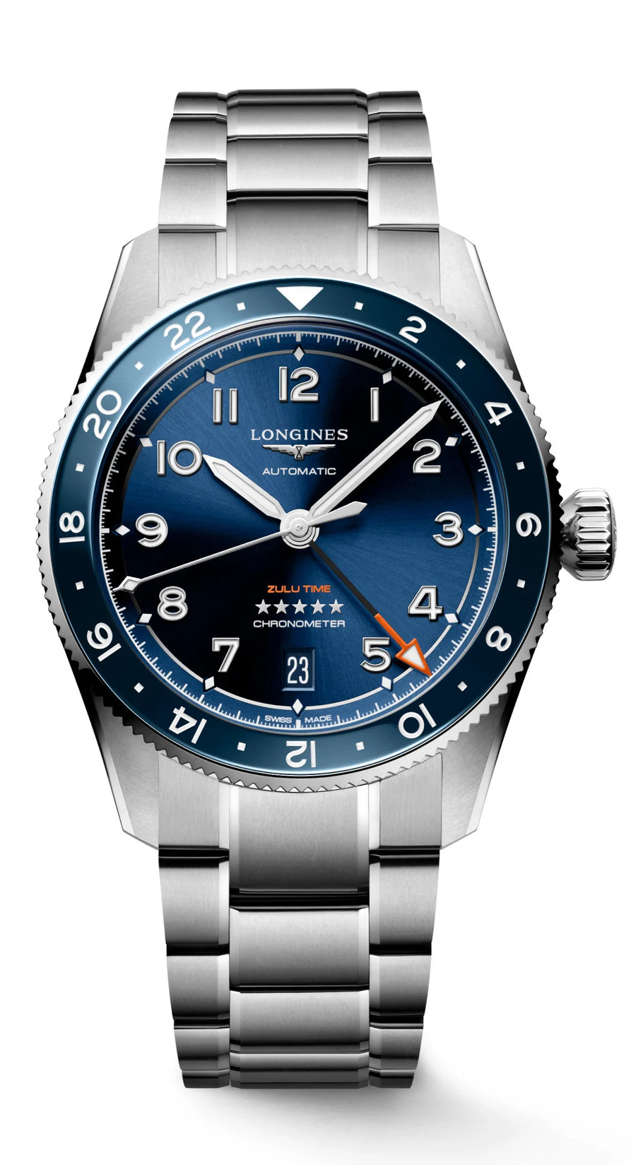 New Longines Spirit Zulu Time in 39mm 
