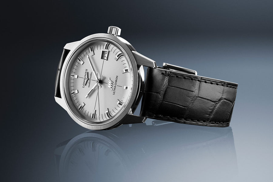 Longines-Ultra-Chron-Classic-leather-strap