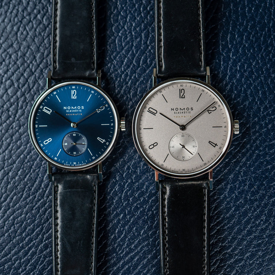 Hands-on + video: The new Nomos Tangente Neomatik Blue Gold 